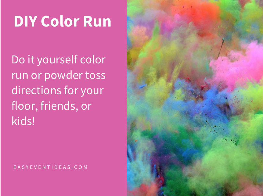 DIY Color Run – Easy Event Ideas