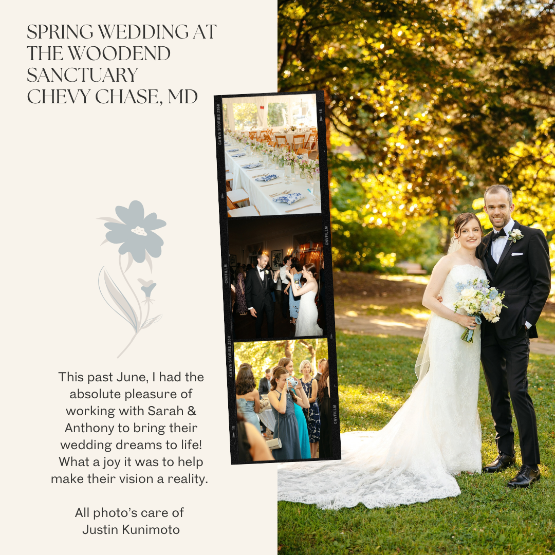 Spring Wedding at The Woodend Sanctuary Chevy Chase, MD